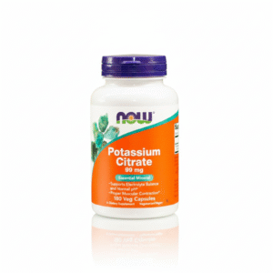 NOW Suplementos, citrato de potasio de 99 mg 180 capsulas