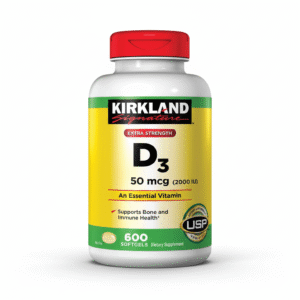 Kirkland vitamina D3 extra strength 2,000 IU 50mcg 600 softgels