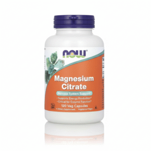 NOW Foods, Citrato de magnesio, 120 cápsulas