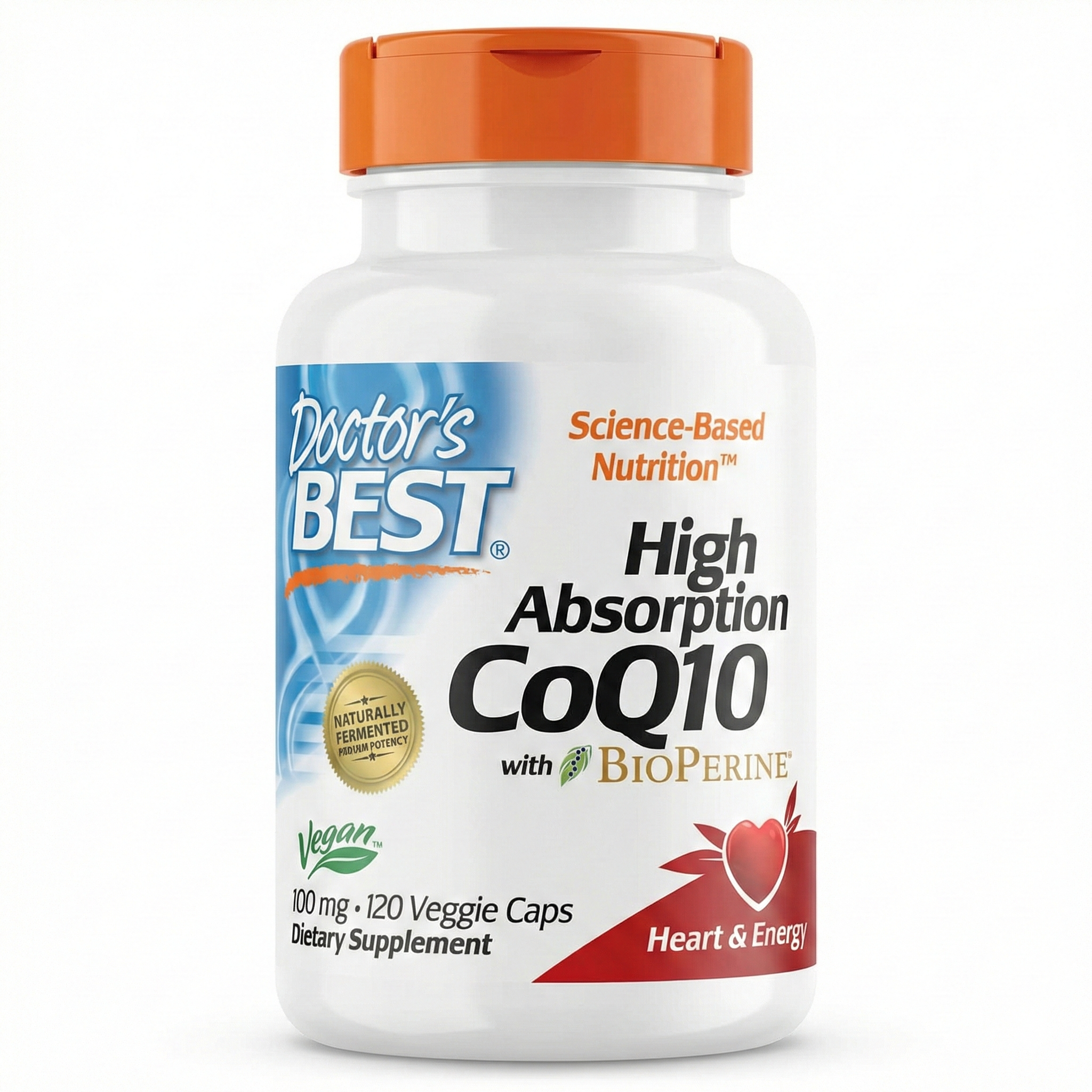 CoQ10 Doctor's Best  de alta absorción  120 cápsulas